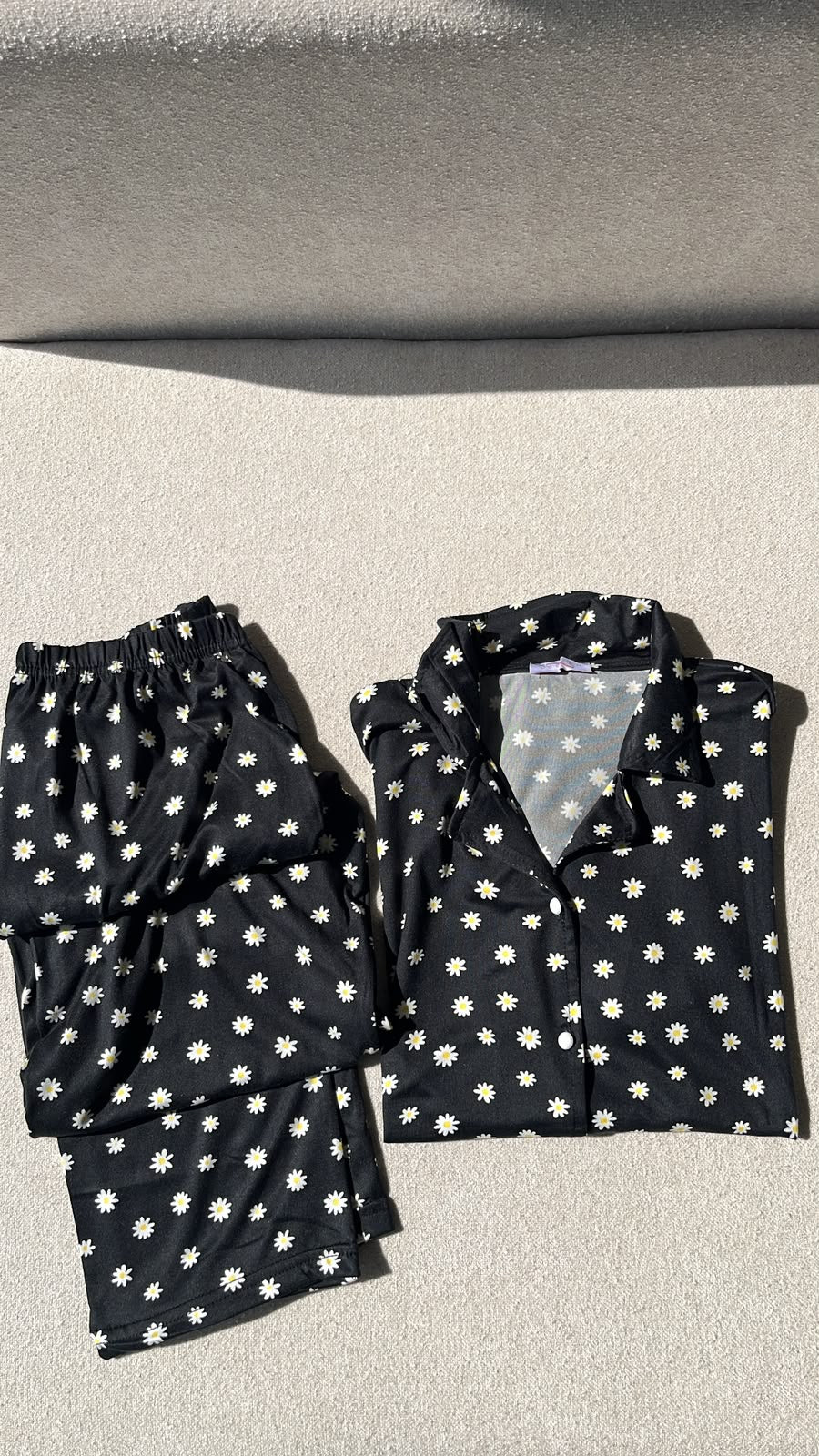 Pyjama Femme Noir – Ensemble 2 Pièces Importé de Turquie